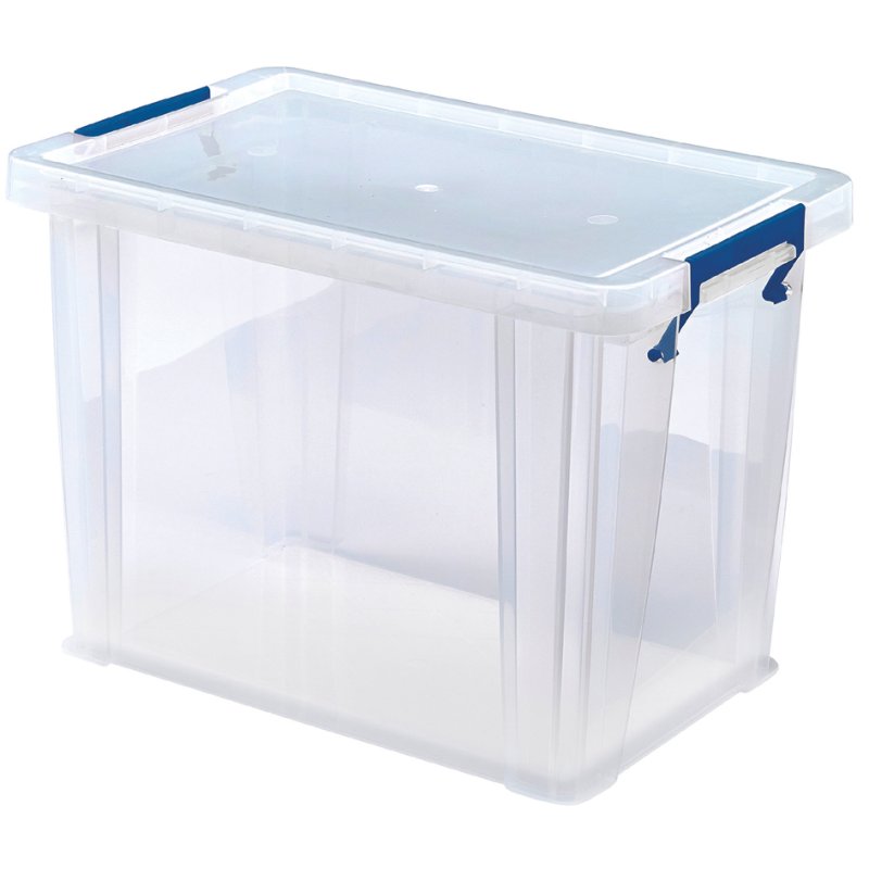 Fellowes ProStore boîte de rangement, 18,5 litres, transparent, empilable